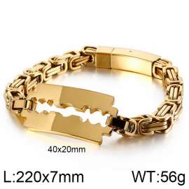 Stainless Steel Gold-plating Bracelet