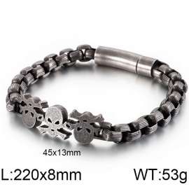 Stainless Skull Bracelet