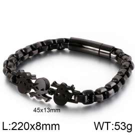 Stainless Skull Bracelet