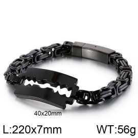 Stainless Steel Black-plating Bracelet