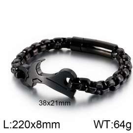 Stainless Steel Black-plating Bracelet