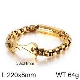 Stainless Steel Gold-plating Bracelet