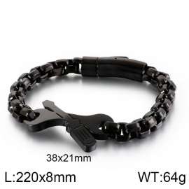 Stainless Steel Black-plating Bracelet