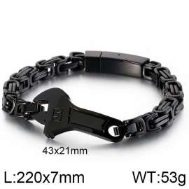 Stainless Steel Black-plating Bracelet