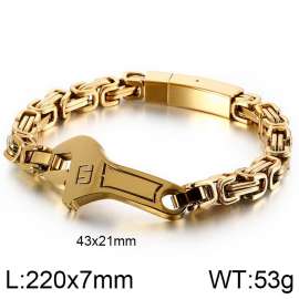 Stainless Steel Gold-plating Bracelet