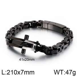 Stainless Steel Black-plating Bracelet