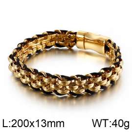 Stainless Steel Gold-plating Bracelet