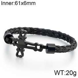 Stainless Steel Black-plating Bracelet