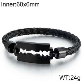 Stainless Steel Black-plating Bracelet