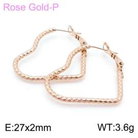 SS Rose Gold-Plating Earring