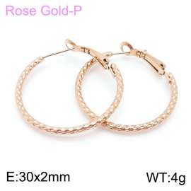 SS Rose Gold-Plating Earring