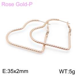 SS Rose Gold-Plating Earring