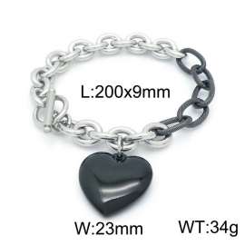 Stainless Steel Black-plating Bracelet