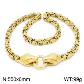 SS Gold-Plating Necklace