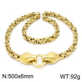 SS Gold-Plating Necklace