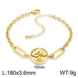 Stainless Steel Gold-plating Bracelet