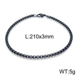 Stainless Steel Black-plating Bracelet