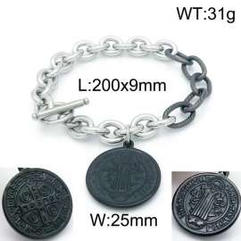 Stainless Steel Black-plating Bracelet