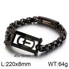 Stainless Steel Black-plating Bracelet