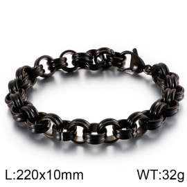 Stainless Steel Black-plating Bracelet