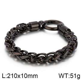 Stainless Steel Black-plating Bracelet