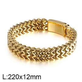 Stainless Steel Gold-plating Bracelet