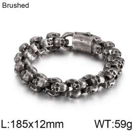 Stainless Skull Bracelet