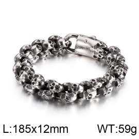 Stainless Skull Bracelet