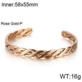 Stainless Steel Rose Gold-plating Bangle