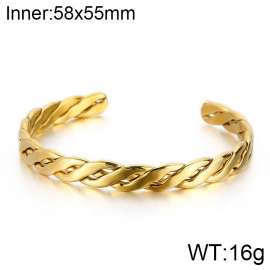 Stainless Steel Gold-plating Bangle