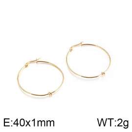 SS Gold-Plating Earring