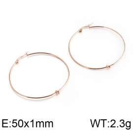 SS Rose Gold-Plating Earring