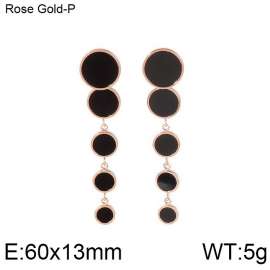 SS Rose Gold-Plating Earring