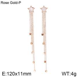 SS Rose Gold-Plating Earring