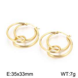 SS Gold-Plating Earring