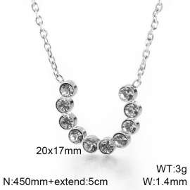 Stainless Steel Stone Necklace