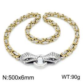 SS Gold-Plating Necklace