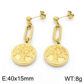 SS Gold-Plating Earring