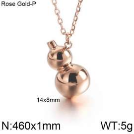 SS Rose Gold-Plating Necklace