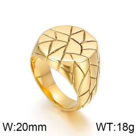 Stainless Steel Gold-plating Ring