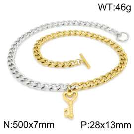 SS Gold-Plating Necklace