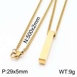 SS Gold-Plating Necklace