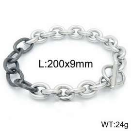 Stainless Steel Black-plating Bracelet