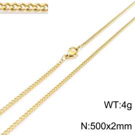 SS Gold-Plating Necklace