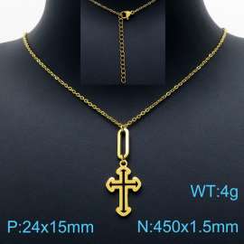 SS Gold-Plating Necklace