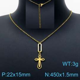 SS Gold-Plating Necklace