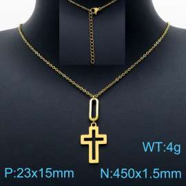 SS Gold-Plating Necklace