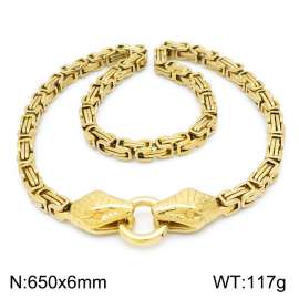 SS Gold-Plating Necklace