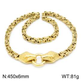 SS Gold-Plating Necklace