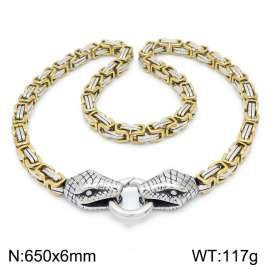 SS Gold-Plating Necklace